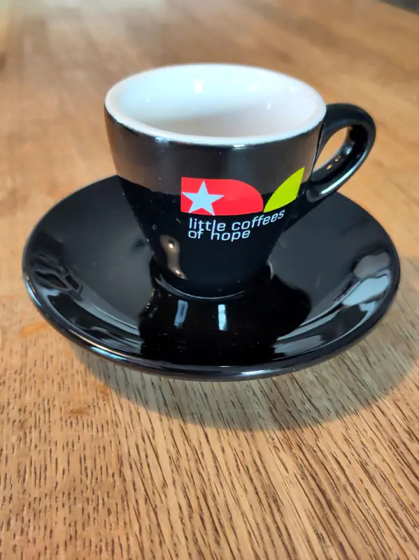 Espresso-Tasse Café Little Coffees of Hope